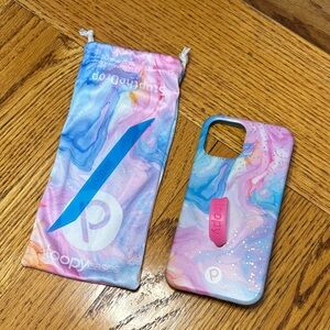 Loopy Phone Case - Pink and Blue Swirl